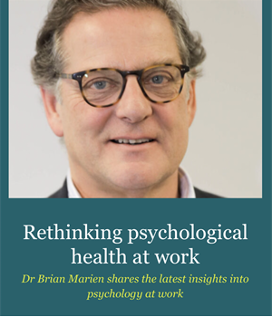 Rethinking psychological health at work